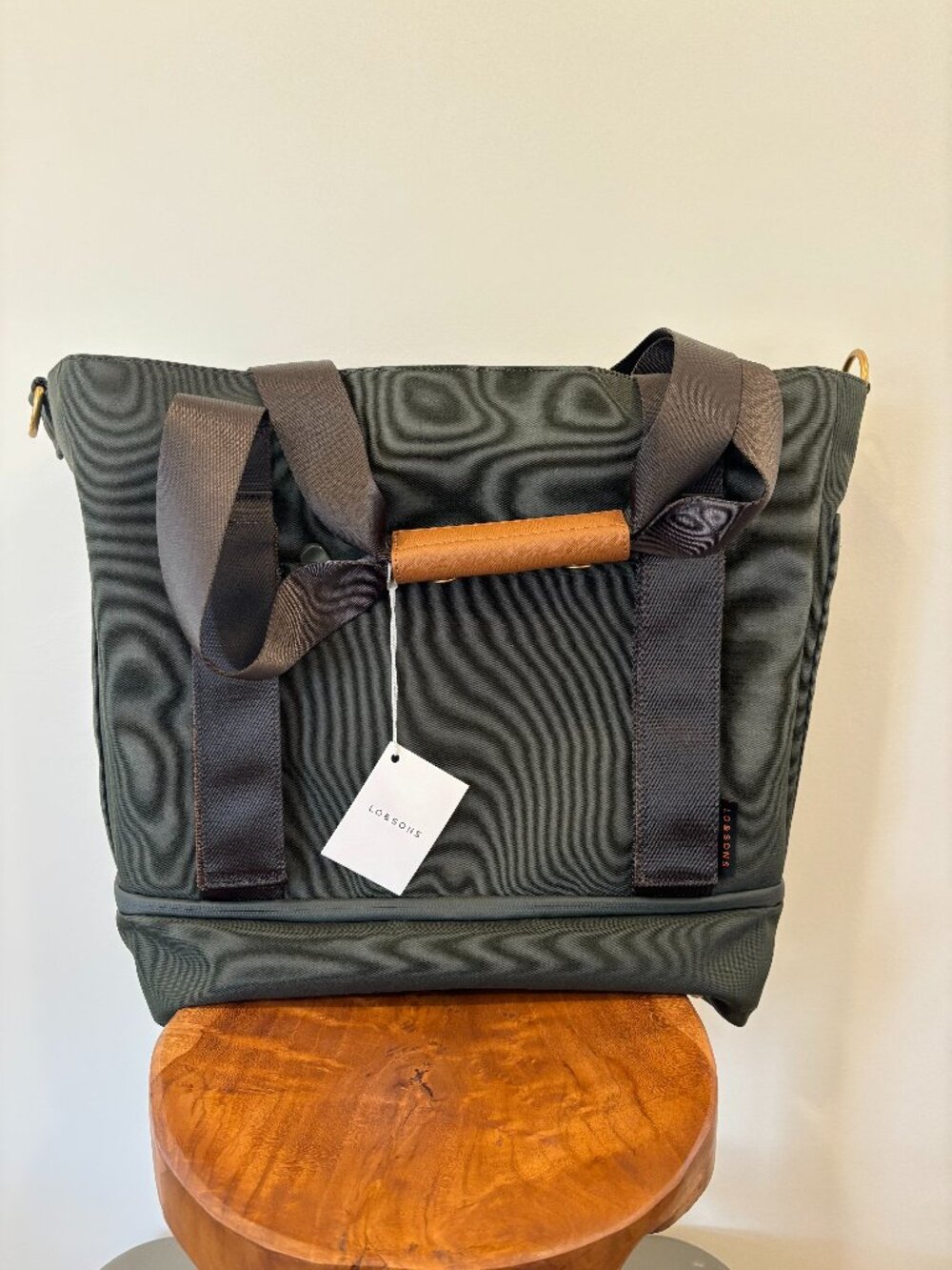 NEW Lo & Sons Catalina Supreme Tote Waxed Eco Friendly Poly - Olive